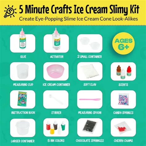 Ice Cream Slimy Kit – 5 Minute Crafts