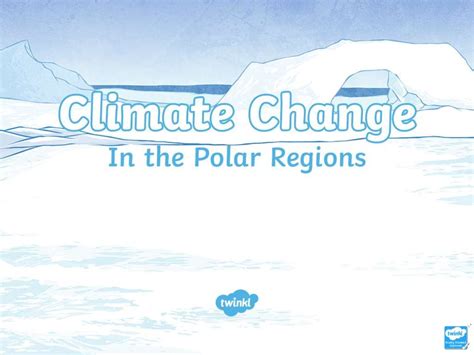 Climate change in the polar regions - online presentation