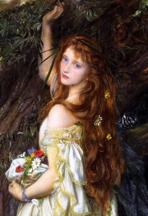 Ophelia - Arthur Hughes | Pre raphaelite art, Baroque art, Art masters