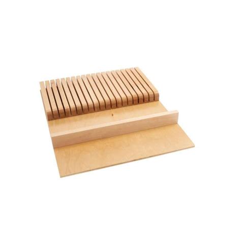 Rev-A-Shelf Knife Block Drawer Insert-Wood 4WKB-1 - The Home Depot