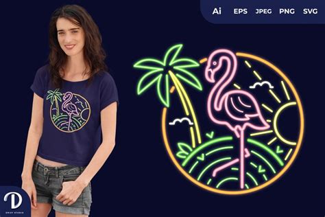 Summer neon T-Shirt Design (1256754)