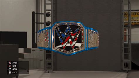 Custom WWE United States Championship - Custom Championships - CAWs.ws