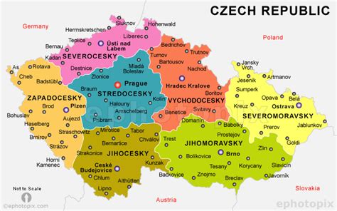 Czech Republic Map - ToursMaps.com