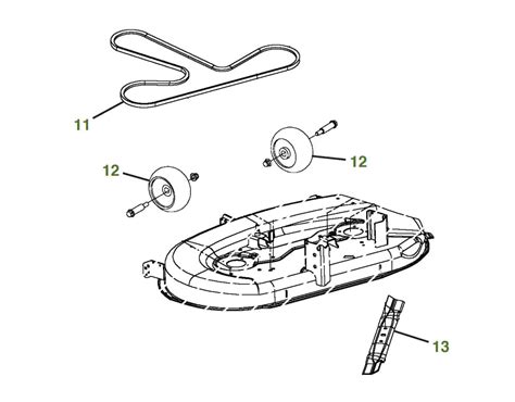 john deere d110 parts diagram