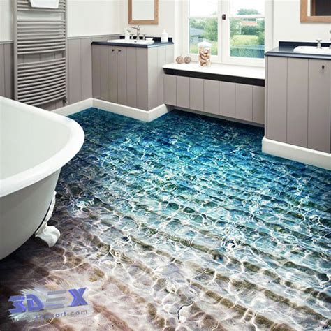 How to get 3D epoxy flooring in your bathroom in detail?