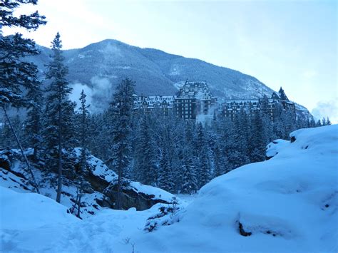 Winter at Banff Springs Hotel Banff Springs, Canmore, Lake Louise ...