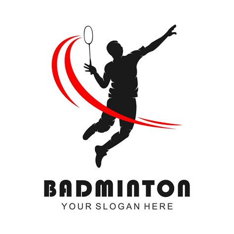 badminton vector logo 7955105 Vector Art at Vecteezy