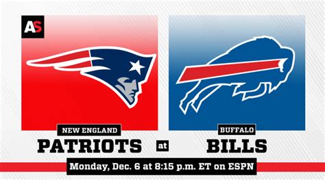 Monday Night Football: New England Patriots vs. Buffalo Bills ...