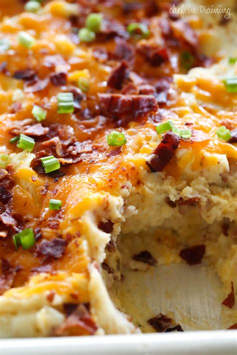 Loaded Mashed Potato Casserole | Chef in Training