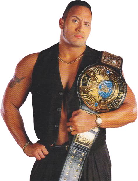 The Rock WWF Champions by WWEPNGUPLOADER on DeviantArt | Wwe the rock, Wwf the rock, The rock ...