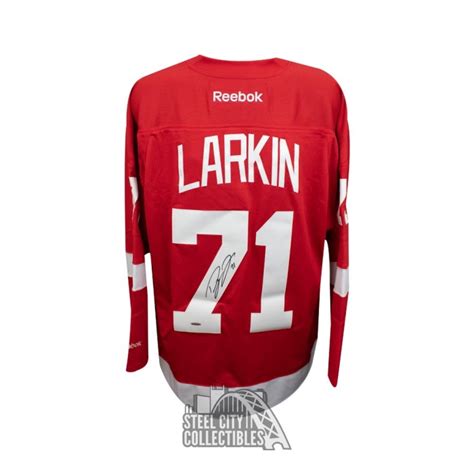 Dylan Larkin Autographed Detroit Red Wings Reebok Premier Jersey - UDA ...