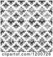 Black And White Damask Design Elements Posters, Art Prints by - Interior Wall Decor #1104317