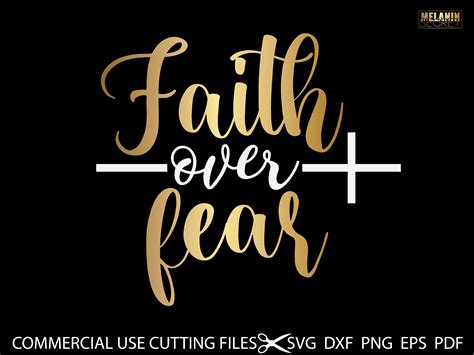 Faith Over Fear SVG Faith Svg Jesus Svg God Svg Religious | Etsy Canada