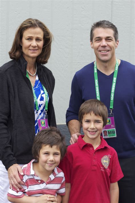 Jonas & Griffin with ESPN Tennis broadcasting team Mary Jo Fernandez ...