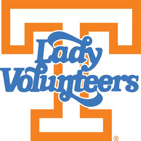 Tennessee Volunteers Alternate Logo (1983-Pres) - T with Lady Vols in blue | Tennessee ...