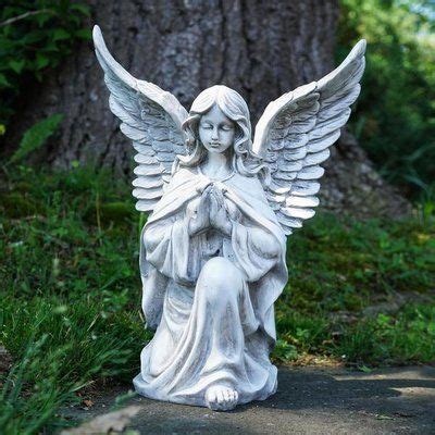 Northlight 13" Kneeling Praying Angel Outdoor Garden Statue | Wayfair | Angel garden statues ...