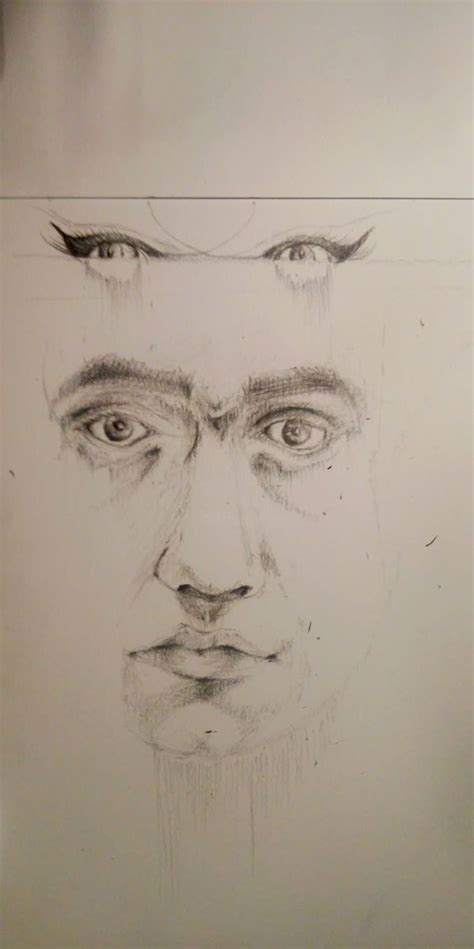 Juxtaposition, Drawing by Jelena Jovovic | Artmajeur | Drawings, Portraiture, Art gallery