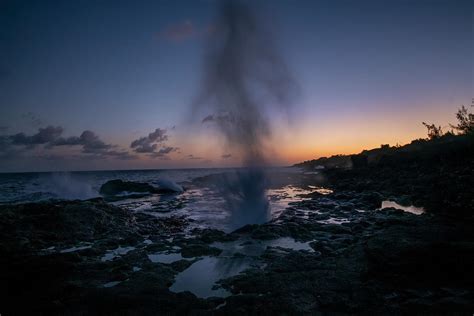 Spouting Horn Sunset Photograph by Ed Sancious - Fine Art America