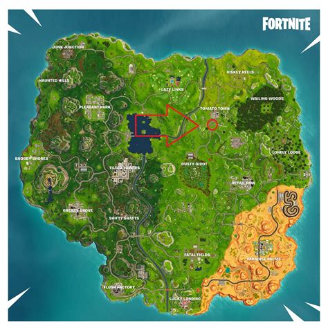 Fortnite Treasure Map Guide: Risky Reels Battle Star Location – GameSkinny