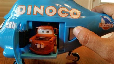 Disney Cars 14" DINOCO HELICOPTER Large TALKING Sounds The KING Tow Mater Toy | #1828582448