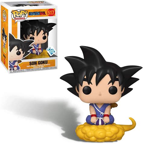 Amazon.com: Funko Pop! Dragonball Young Son Goku sitting on Flying ...