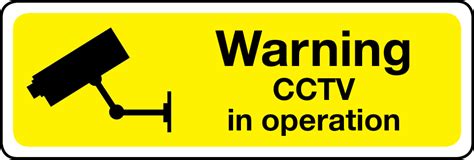 Warning, CCTV in operation sign - Stocksigns