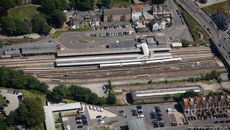 Dover Priory railway station from the air | aerial photographs of Great ...