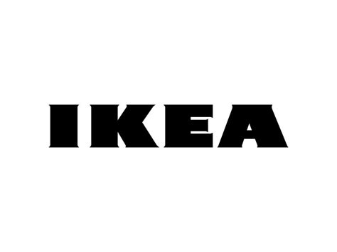 IKEA Letterform Black Logo PNG vector in SVG, PDF, AI, CDR format