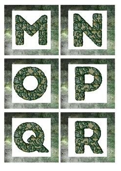 Printable Military Alphabet Flashcards, Military ABC Flashcards ...