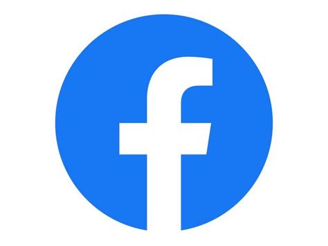 the facebook logo in a blue circle