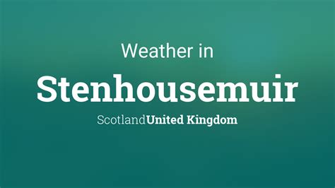 Weather for Stenhousemuir, Scotland, United Kingdom