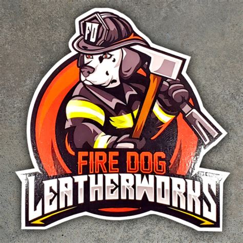 Fire Dog Stickers – Fire Dog Leatherworks – Traditional Leather for ...