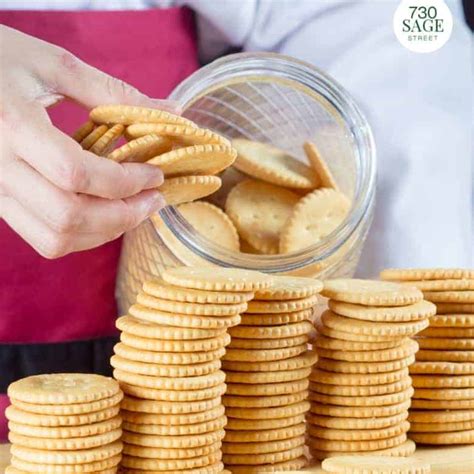 Ritz Crackers Ingredients vs Homemade Crackers - 730 Sage Street