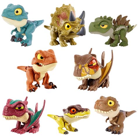 Buy Jurassic World Camp Cretaceous Snap Squad Attitudes Collectible Dinosaur Action Figures ...