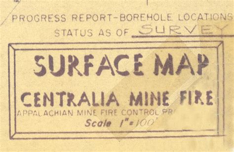 Centralia Mine Fire Map