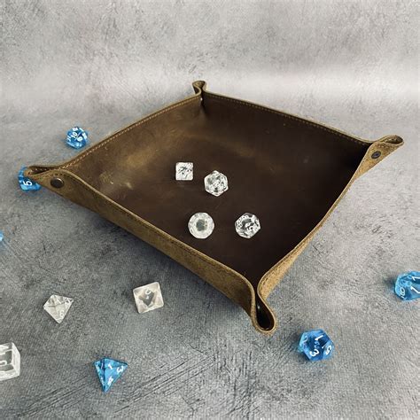 Leather Dice Tray Dnd Dice Tray - Etsy