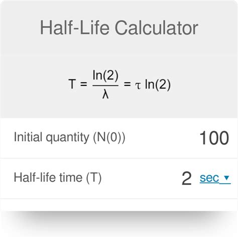 Exponential Decay Equation Half Life - Tessshebaylo