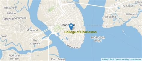 college of charleston map Campus map - anacollege