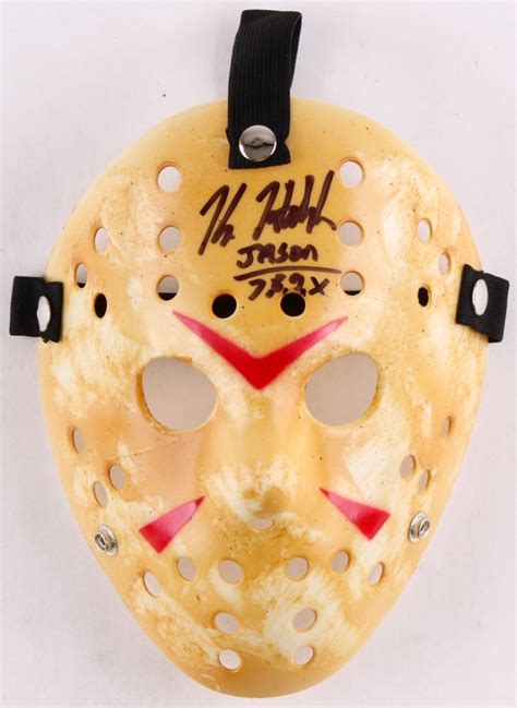 Kane Hodder Signed Jason "Friday the 13th" Hockey Mask Inscribed "Jason ...