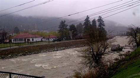 Snowfall in Pahalgam in April - YouTube