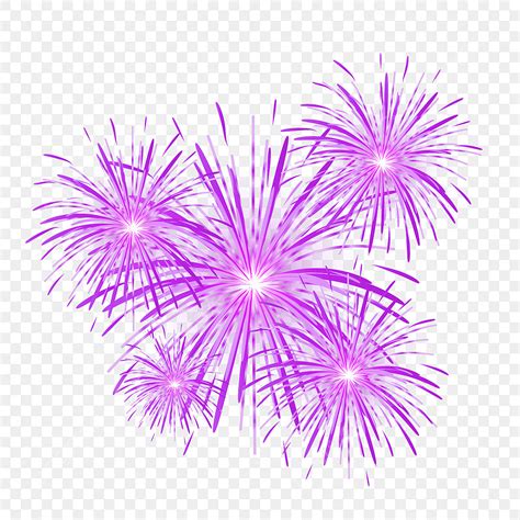 Purple Firework Clipart Animated