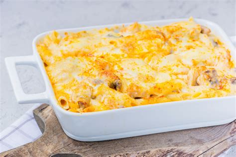 Chicken, Cheese, and Penne Pasta Bake Recipe