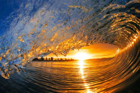 Kirra Beach sunset wave photo RC3644 – Gusha