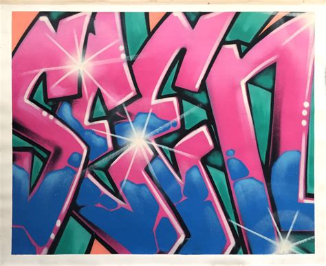 GRAFFITI ARTIST SEEN - "Wildstyle 10" Aerosol on Canvas | DirtyPilot