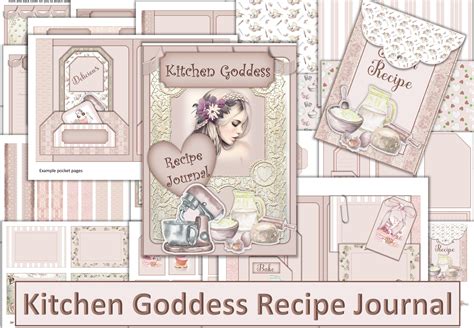 Printable Recipe Journal Kit JPEG & PDF Graphic by The Paper Princess ...