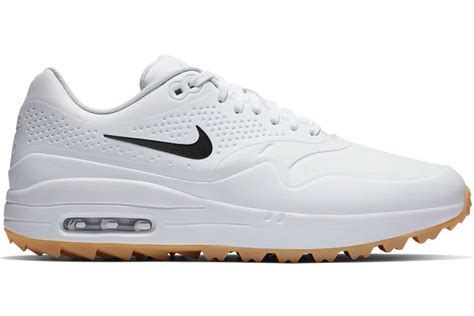 Nike Air Max 1 Golf White Gum Black Swoosh Men's - AQ0863-101B - US