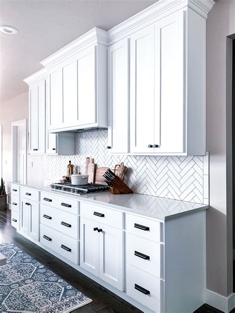 Custom White Cabinetry - Modern Farmhouse | Kitchen cabinet layout ...