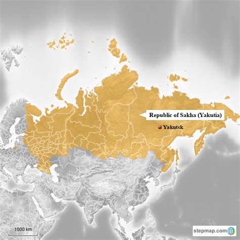 Yakutia World Map