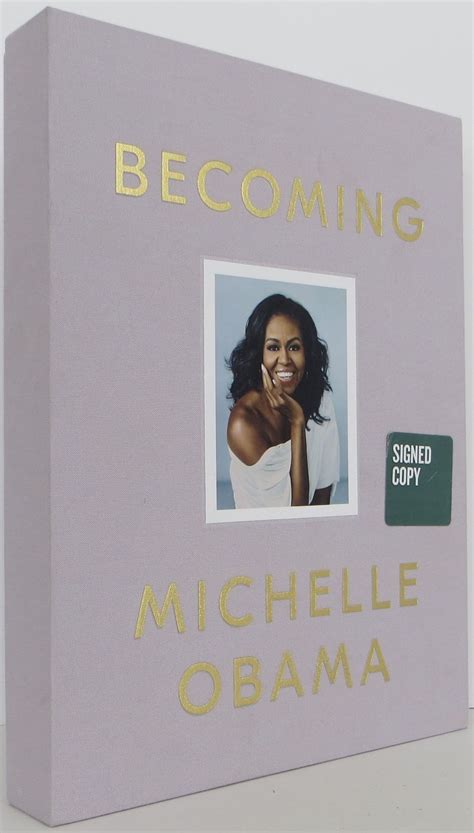 Becoming by Michelle Obama - Signed First Edition - 2018 - from Bookbid ...