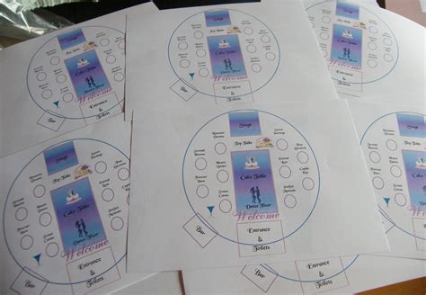 Wedding Guest Seating Plan Handouts Candle Favours Baby Gi… | Flickr